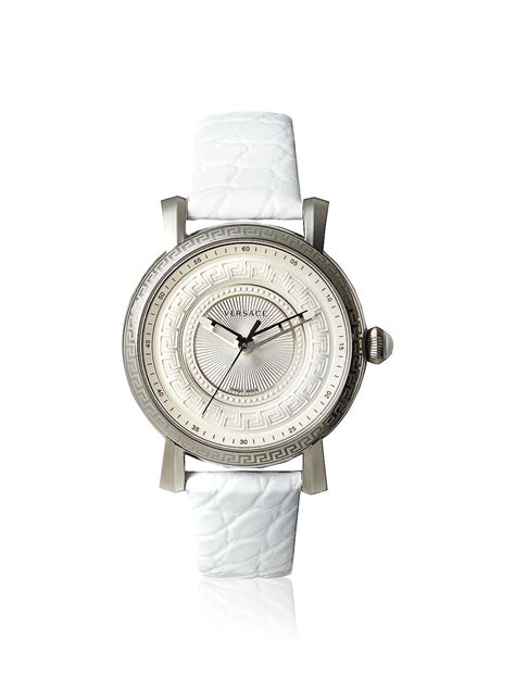 versace day glam watch|Versace Day Glam Quartz White Dial Ladies Watch VQ9010014.